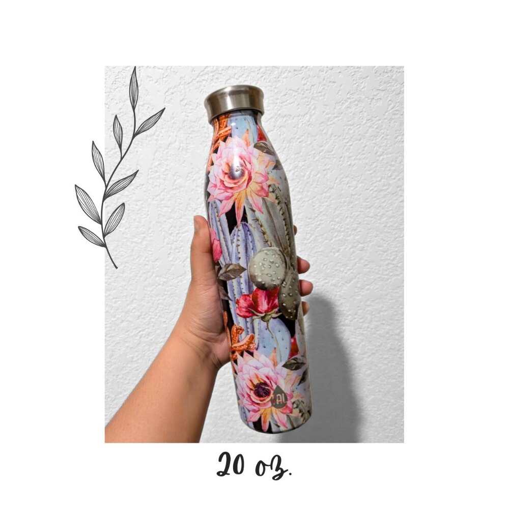 {TAL} 20 oz. Vacuum Screw-Cap Insulated Floral Cacti & Succulent Thermos